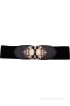 Stylehoops Girls, Women Party Black Artificial Leather Belt(Black)